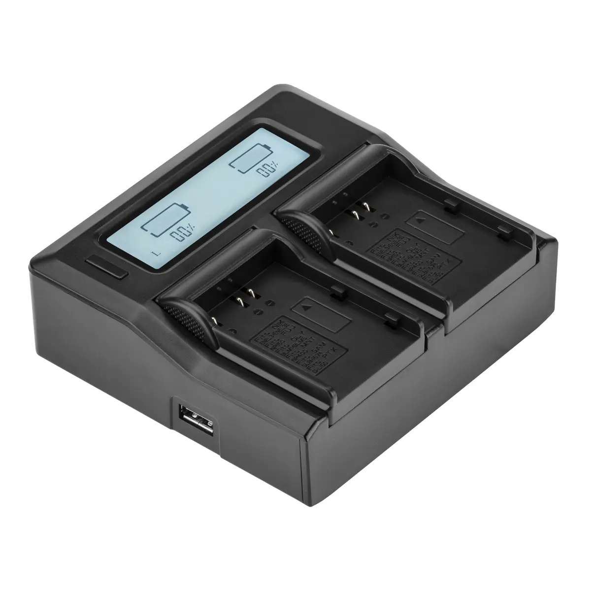 Green Extreme Dual Smart Camera Charger with LCD Display, Auto Detect Function for Nikon EN-EL3 Camera Accessories