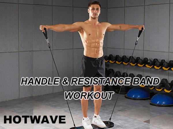 HOTWAVE Push Up Board Fitness,Professional Strength Training Equipment for Chest, Shoulders, Back & Triceps, Portable Workout Station with Non-Slip Handles Home Exercise Machine Arm Exerciser  Push Up Stand Push Up Bars Summerwins Fathersdaygift