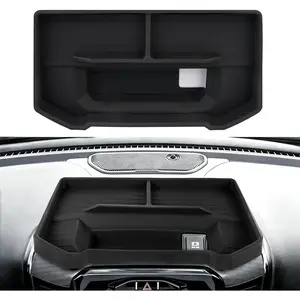 Dashboard Storage Tray Compatible with 2019–2026 Dodge RAM 1500, Center Console Dash Organizer for 12" & 14.4" Uconnect Screens, Non-Slip Console Organizer (Not for 8.4")