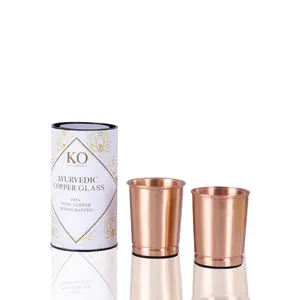 Kansa Organics Seamless Copper Cups Drinkware Handmade Drink Mug