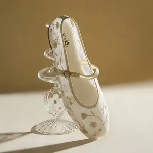 VIVAIA Margot Mary Jane Women's Square-Toe Flats with Flexible Instep Strap & 1cm Heel for Comfortable Fit NEW WITH BOX - Girl