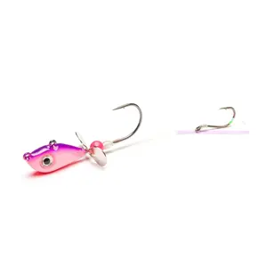Pink/Purple Walleye Death Spinner