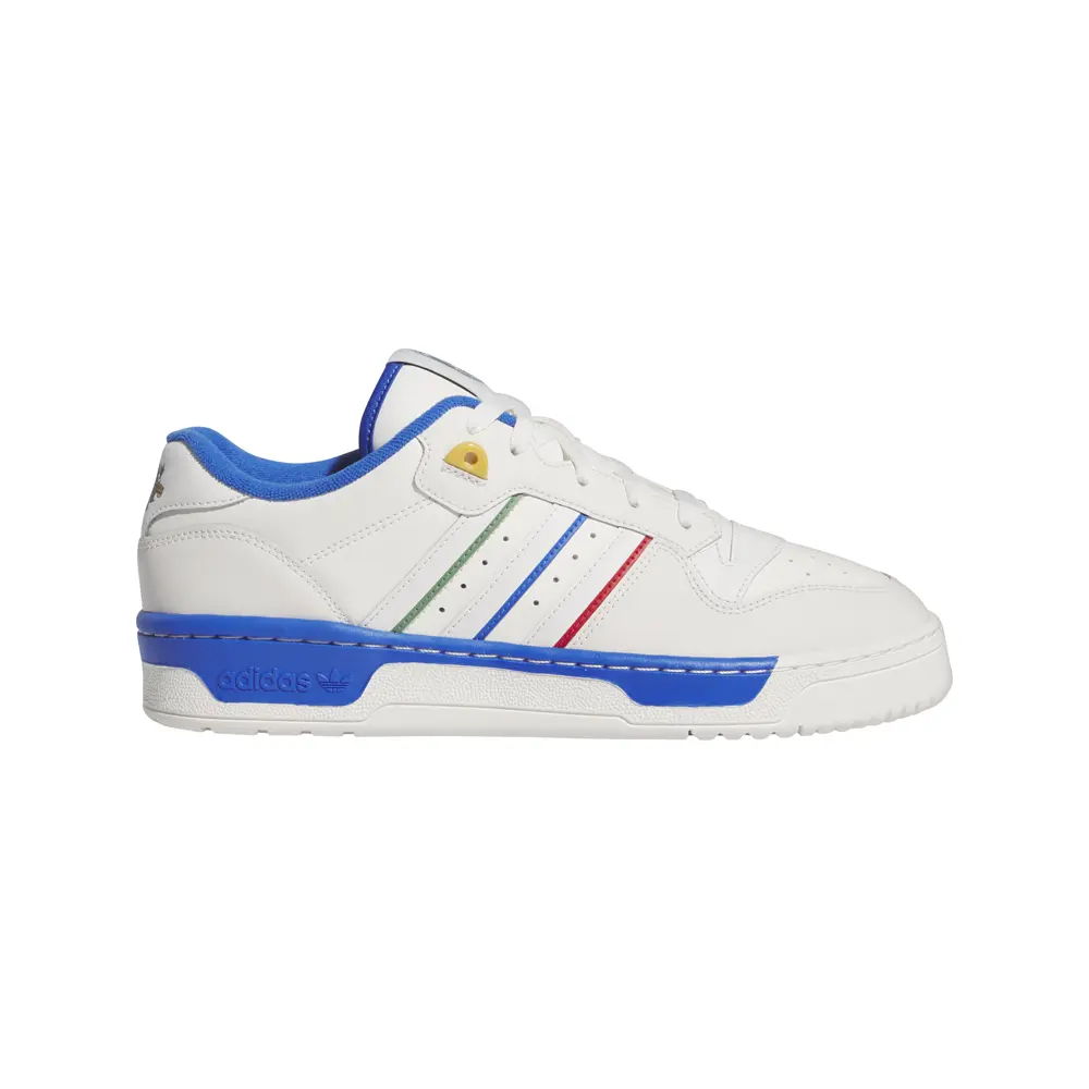 adidas Mens Rivalry Low Lace Up Sneakers Shoes Casual - White