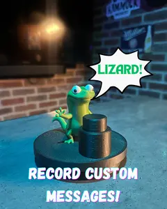 LIZARD Meme Figurine