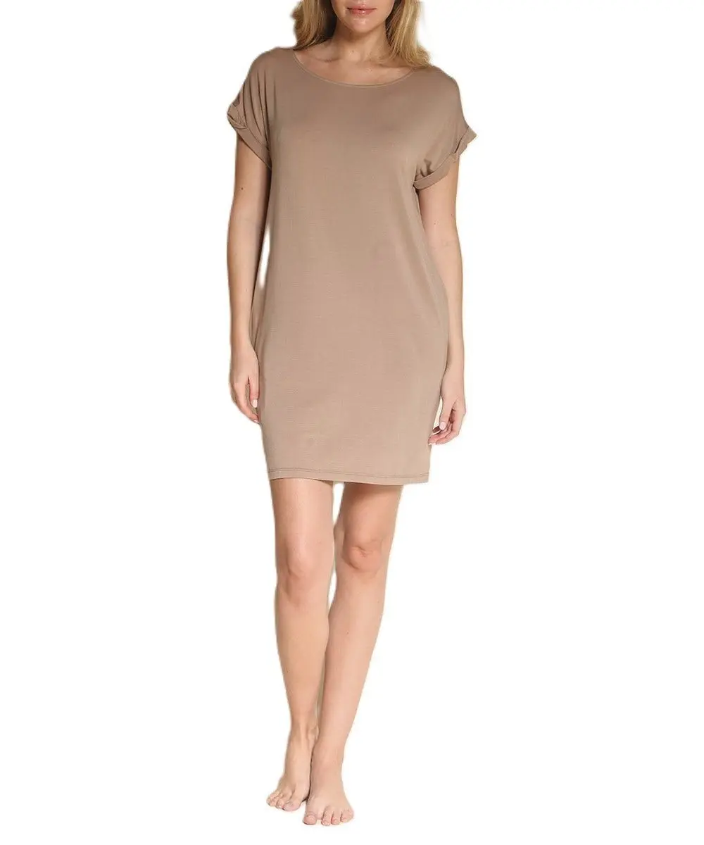 Bamboo Travel Tee shirt dress with Pocket