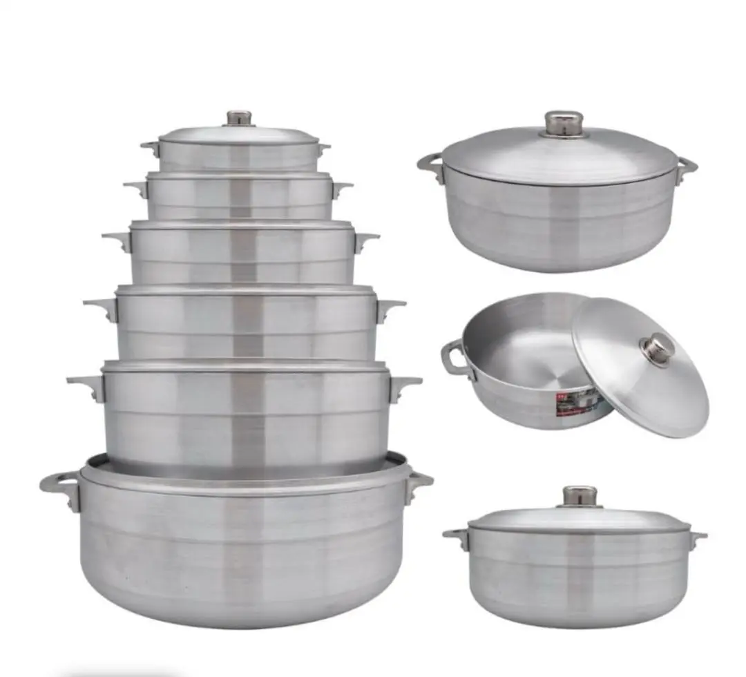 Heritage Die-Cast Aluminum Cookware Set with Tempered Glass Lids Heritage Die-Cast Aluminum Cookware Set with Tempered Glass Lids