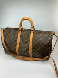 Pre-owned Louis Vuitton canvas Travel Bags Keepall 50 Bandouliere
