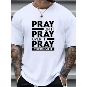 Men'S Plus Size Casual Crew Neck T-Shirt - Random Print, 100% Cotton, 180 G, Slight Stretch - Summer Streetwear |   Super Soft & Breathable |   Moisture-Wicking & Sweat-Absorbing good graphic tees