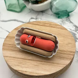 Hotdog Fidget Keychain