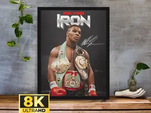 Mike Tyson, IRON, POSTER UNFRAMED , IRON Mike Tyson, Boxing POSTER UNFRAMED , POSTER UNFRAMED  Ideas, Motivational POSTER UNFRAMED , Boxing POSTER UNFRAMED s, Wall Decor, Boxing Decor