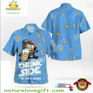 #Miinion Busch Light Beer Hawaiian Shirt