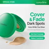Easydew Mela B Toning Ampoule Cushion - Official Product 2-in-1 Korean Skincare & Makeup with EGF, Niacinamide & Hyaluron-Vital C - Smooth Full Coverage Foundation - 10 Shades Available - Olive Young