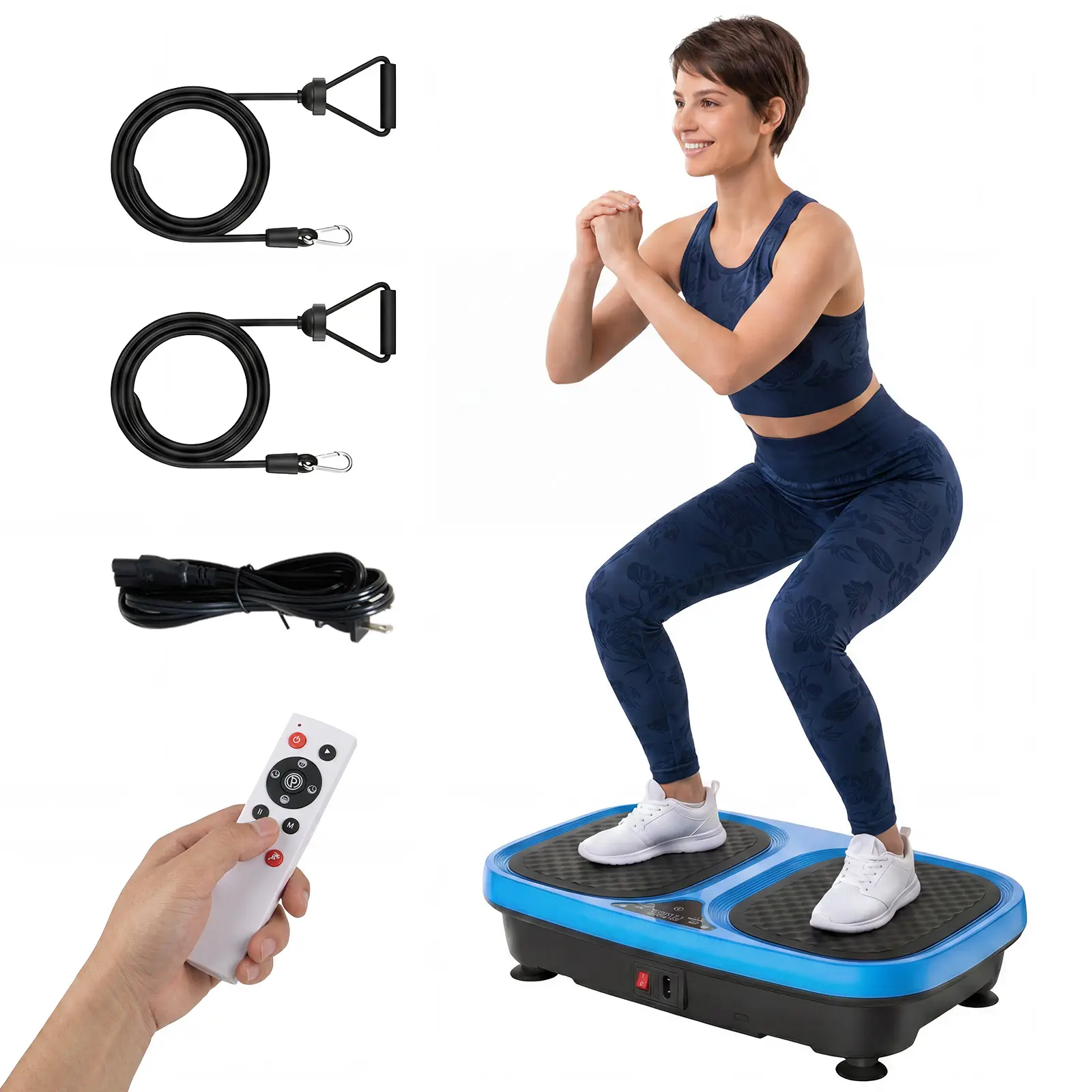 Sweetcrispy Household Whole‑Body Vibration Platform, Vibration Plate Fitness Equipment for Daily Home Physical Exercise