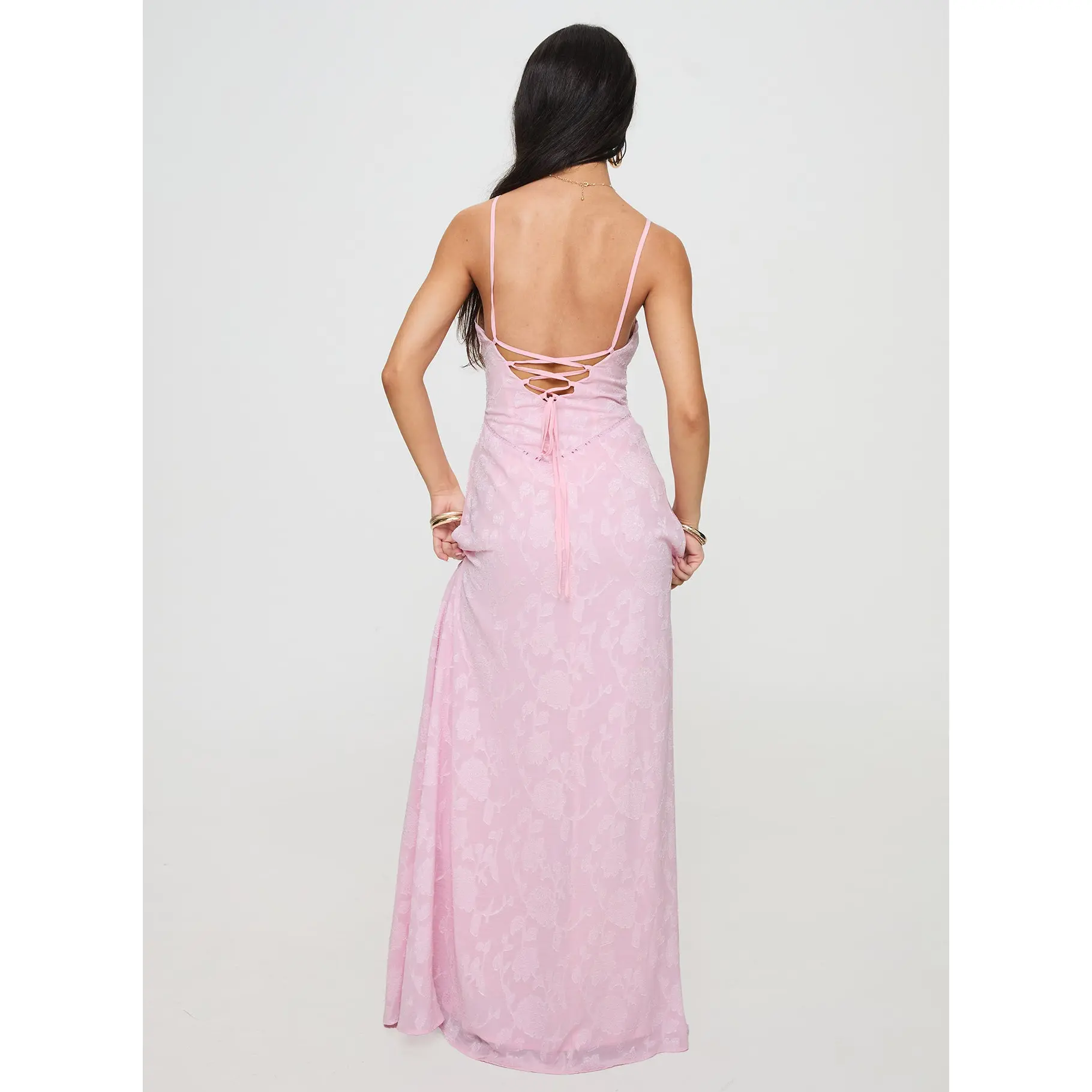 knee length dresses for ladies South of France Maxi Dress | Pink | Womens