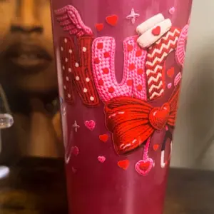 Nurse Mica Snowglobe - Pink Tumbler with Heart Design, Reusable Drinkware for Nurses, Perfect for Daily Use - Bottle 24Oz