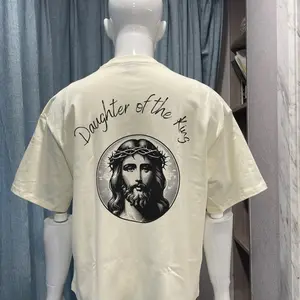 Daughter of The King boxy cream t-shirt