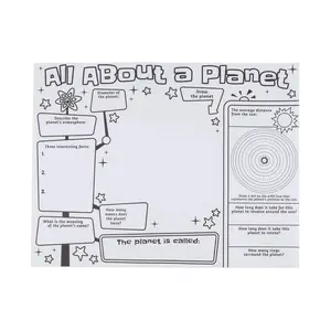 Color Your Own All About a Planet Posters - 30 Pc.