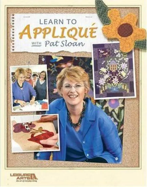 Used Crafting Tutorial Book - Learn To Applique With Pat Sloan (Soft Cover, English)