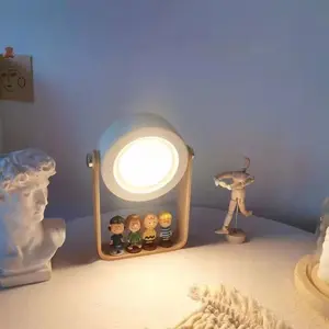 3 Color Dimmable LED Touch Lamp Portable Camping Light 1500mAh Long Lasting USB-C Rechargeable Eye Protection Night Light for Bedroom Outdoo