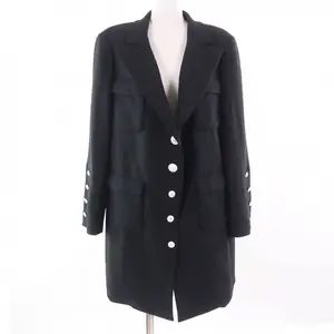 Pre-owned CHANEL Cotton Small Leather Goods COCO Mark Jacket