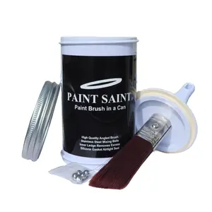 Paint Saint | Sealable Touch Up Container with Brush Attached to Lid | Ideal for Quick Touch Up’s & Airtight Storage | Perfect for Property Management & Home Improvement (1 Count)