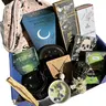 Celestial Deluxe 16-Item Magical Witchy Bundle Gift Set - Cool Whimsical Unique Gifts for Adults, Girlfriend, Unisex Home Festive Supplies, Scented Spell Candles, Journal, Accessories, Tarot Cards, Herbal Oils, Aromatic Sage, Fruity Fragrance, Aromatic Fr