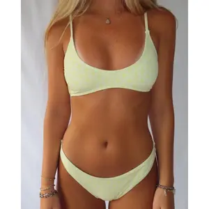 ES OG yellow- scoop neck top