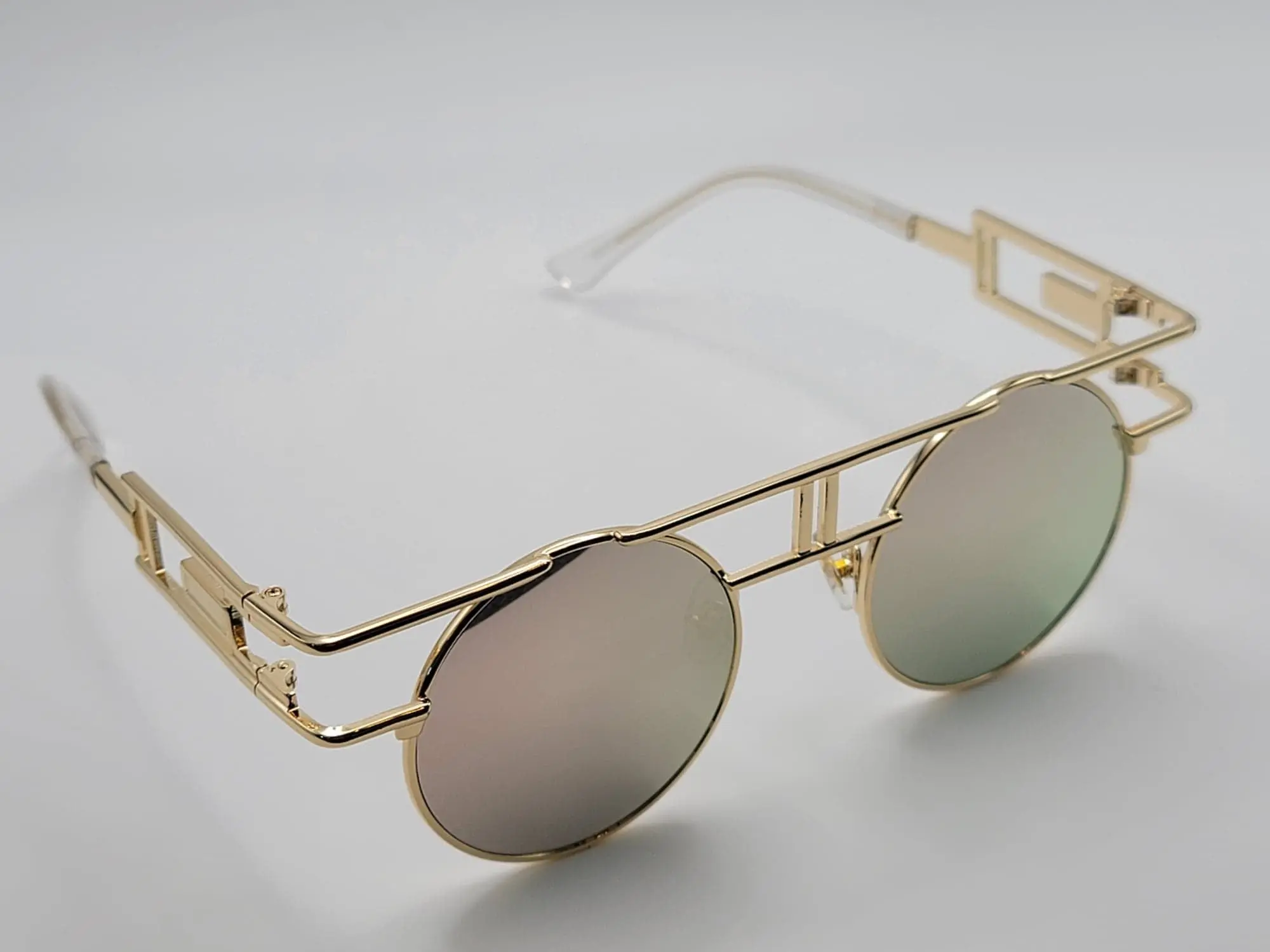 Steampunk Goggles Glasses Round Sunglasses Emo Retro Vintage