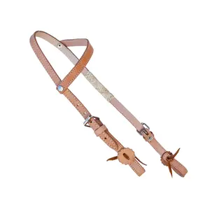 Charro Rawhide Braided Headstall Cabezada