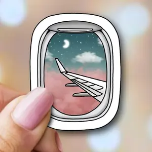 Travel Sticker | Plane Window Sticker