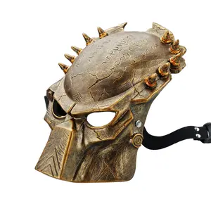 Munetoshi Predator Alien Mask Hunter Warrior Scifi Action Movie Comic Cosplay Bronze Black Munetoshi Predator Alien Mask Hunter Warrior Scifi Action Movie Comic Cosplay Bronze Black