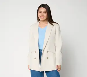 Earth by Aimee Kestenberg Cotton Linen Tailored Blazer