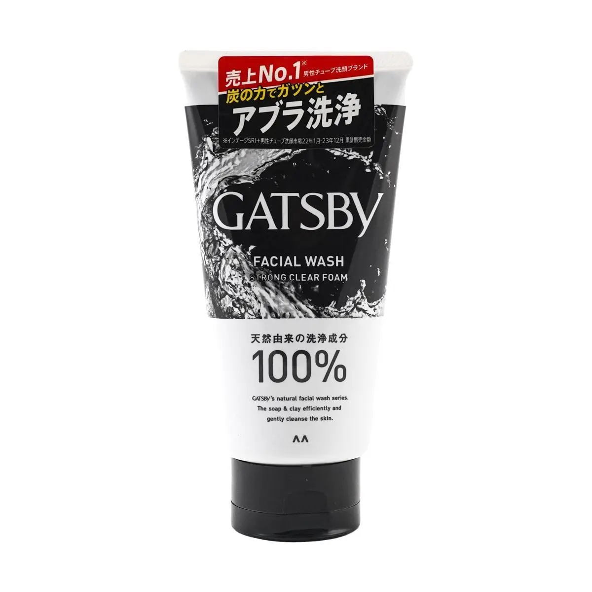 MANDOM GATSBY Facial Wash Strong Clear Foam 130g