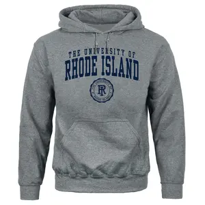 University of Rhode Island Heritage Hooded Sweatshirt (Charcoal Grey)