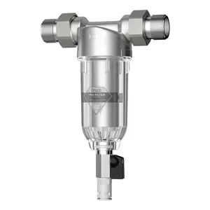 Stainless Steel 6T Whole House Pre Filter Household Backwash Large Flow Central Inlet Pipe Tap Water Purifier