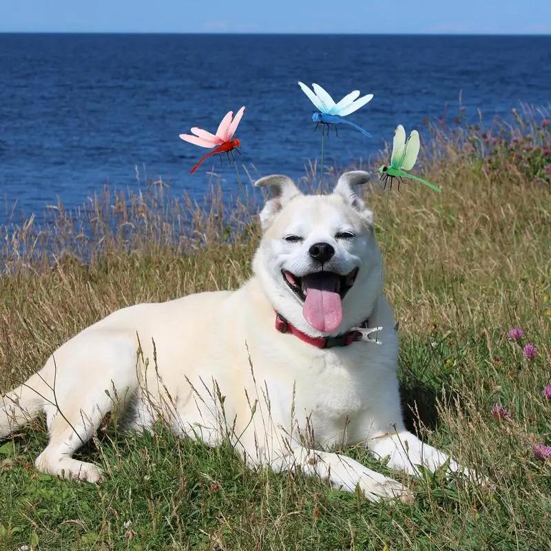 12 pieces of dragonfly insect traps, 3D artificial dragonfly hat traps, dragonfly garden decorations, dragonfly trap insect repellents, bird and fly prevention devices for gardens, terraces, and balconies, Metal Clip Mosquito Repellent Hat Clip，Fishing