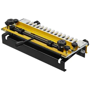 VEVOR Dovetail Jig, 12 in Width, Dove Tailing Router Jigs with Router Bit 1/2 Template, Precise Alignment Dove Tail Jig, Mortise and Tenon Jig Woodworking Tools for Furniture Wood Cabinet Making