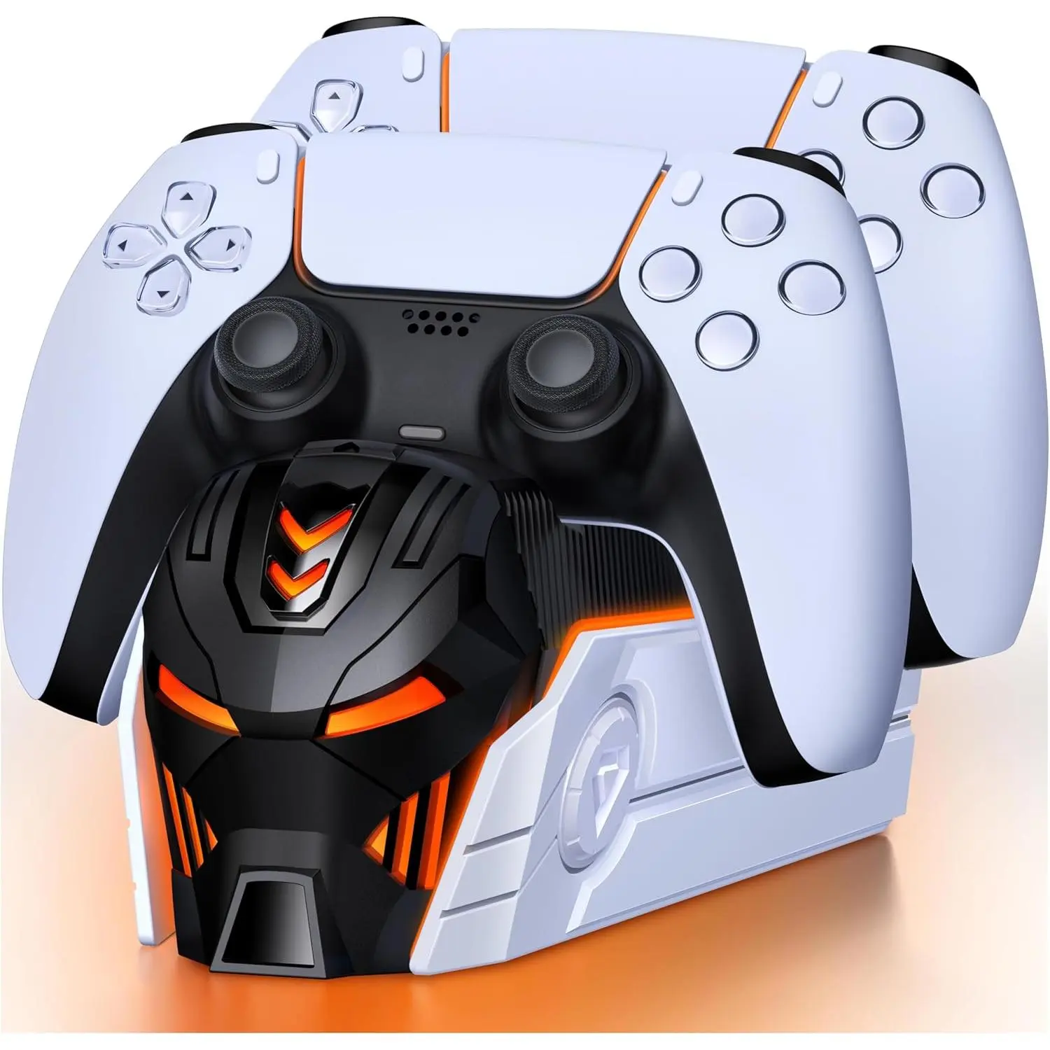 ESYWEN P5 Controller Charger Station Compatible with PlayStation 5 Dualsense Controllers - LED Light Dual Stand Charger Dock P5 Controller Charging Station Accessories for P5