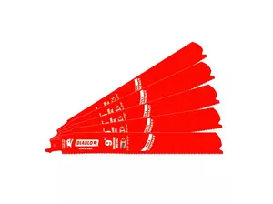 DIABLO Steel Demon Bi-Metal Reciprocating Saw Blades, 9 in. 14/18 TPI, 5-Pack - Medium Metal Cutting
