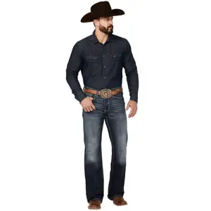 Cody James Men's Dark Wash, Moonlight Relaxed Bootcut Stretch Denim Jeans - Cjsp24j41-Dkw