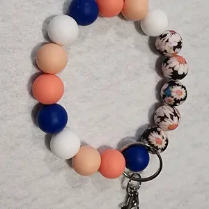 Silicone Bead Keychain