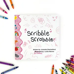 Scribble Scrabble Picture Book for Toddlers Preschool or Kindergarten