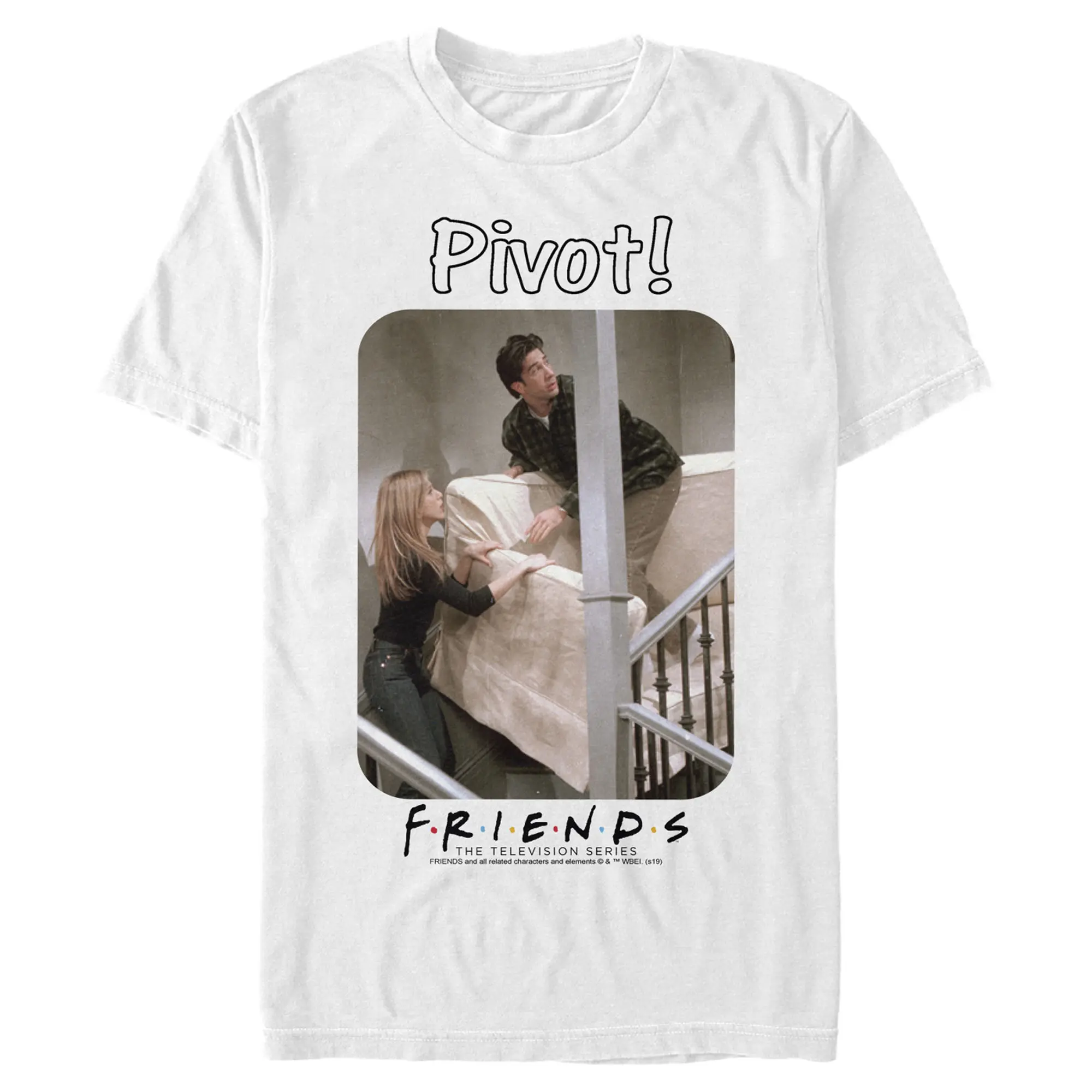 Men's Friends Ross and Rachel Pivot! T-Shirt