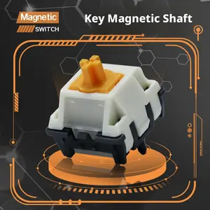 Duhuk Linear Magnetic Gaming Switches 35g Pre-Lubricated Adjustable Actuation Travel for Magnetic Keyboards