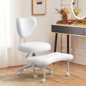 Ergonomic Meditation Chair with Lumbar Support & Height-Adjustable Seat Cushion for High-Intensity Office Work