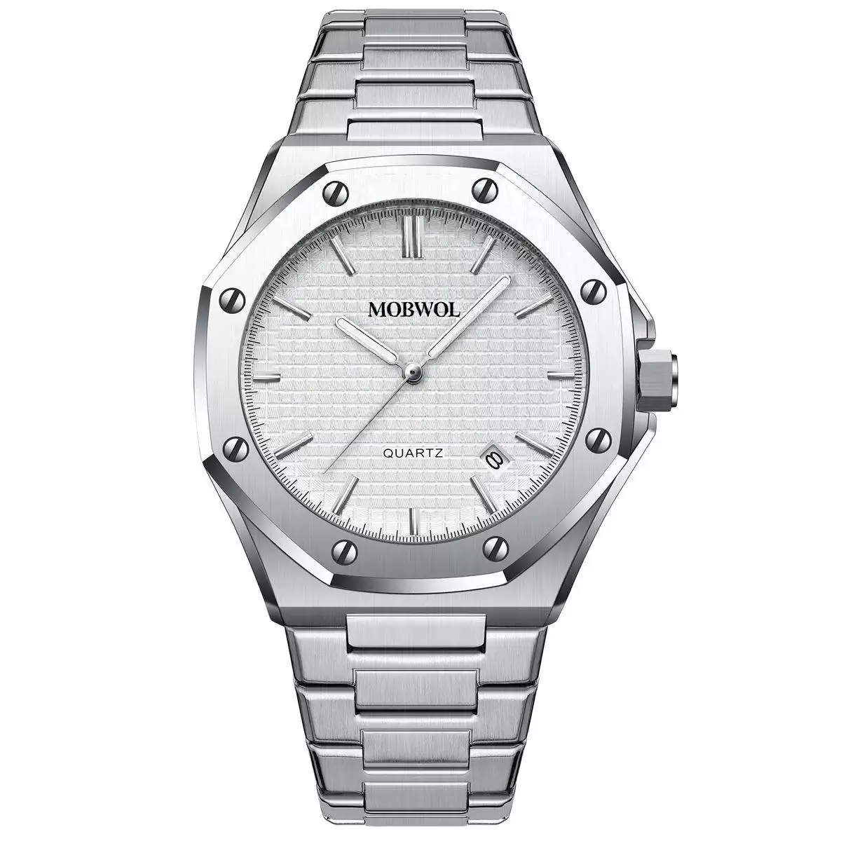 wrist watch automatic waterproof Luminous Luxury Fashion  Business Men's Watch Stainless Steel Strap watch gift watch for men