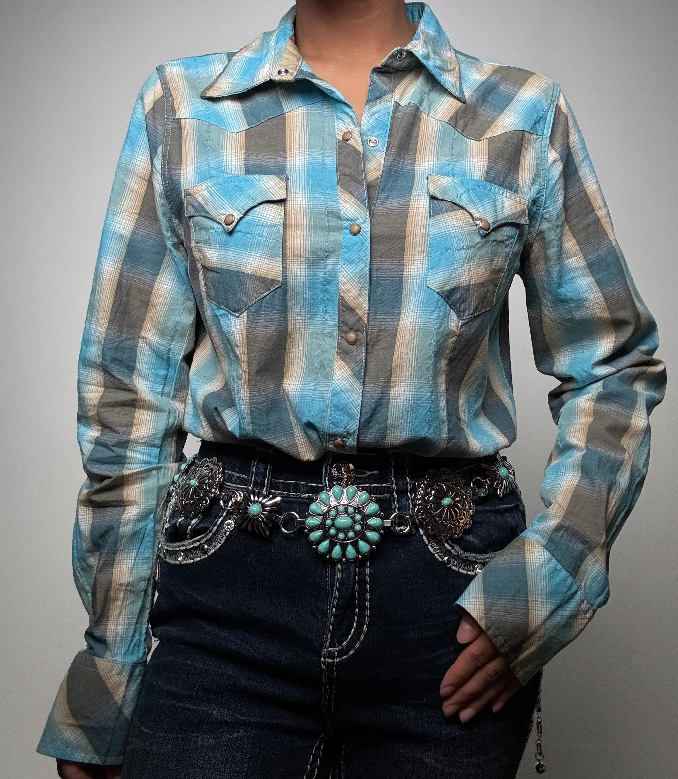 Roper Women L/S Beach Dobby Shirt