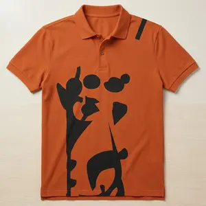 Season 2 Taz Skylar Sanji Orange Polo Shirt — All-over Print Polo Shirt (Lightweight) American retro street hip hop Y2K men’s casual spandex short-sleeve top, baseball apparel