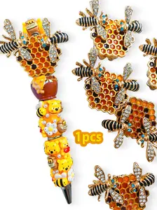 1pcs Creative Beehive DIY Jewelry Pendant, Unique Birthday Gift, Handmade Bead Phone Chain Keychain, Indoor Decor, Car Hanging Ornament