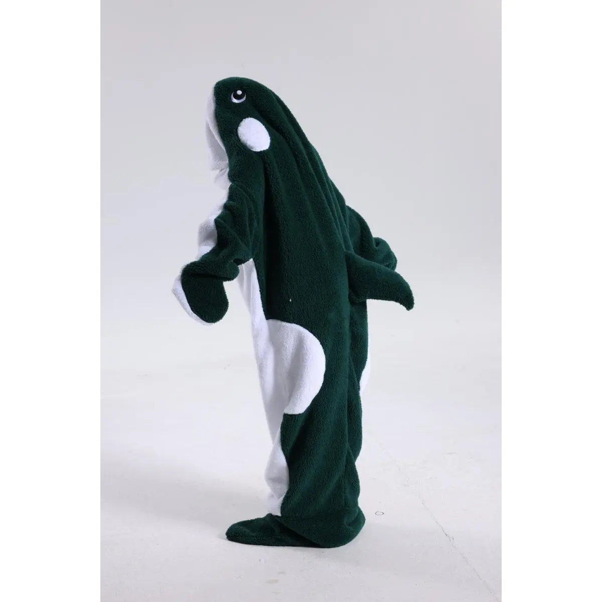 Dark green whale